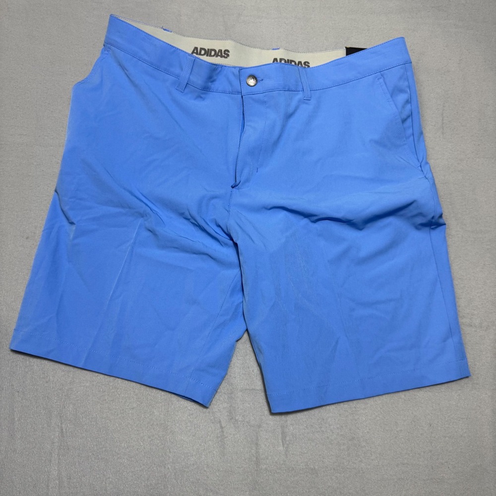 Adidas Ultimate365 Men Golf Shorts 38 Blue NEW Stretch Woven ADVS19R722